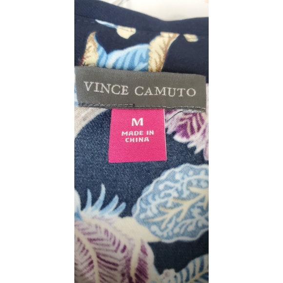 NWT Vince camuto floral print shirt midi dress - Picture 15 of 16